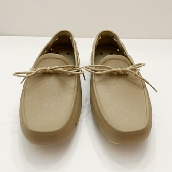 TUCKET | men’s Khaki & Vanilla Deck Shoe./The Gilller. Size: 10 - Picture 2 of 5